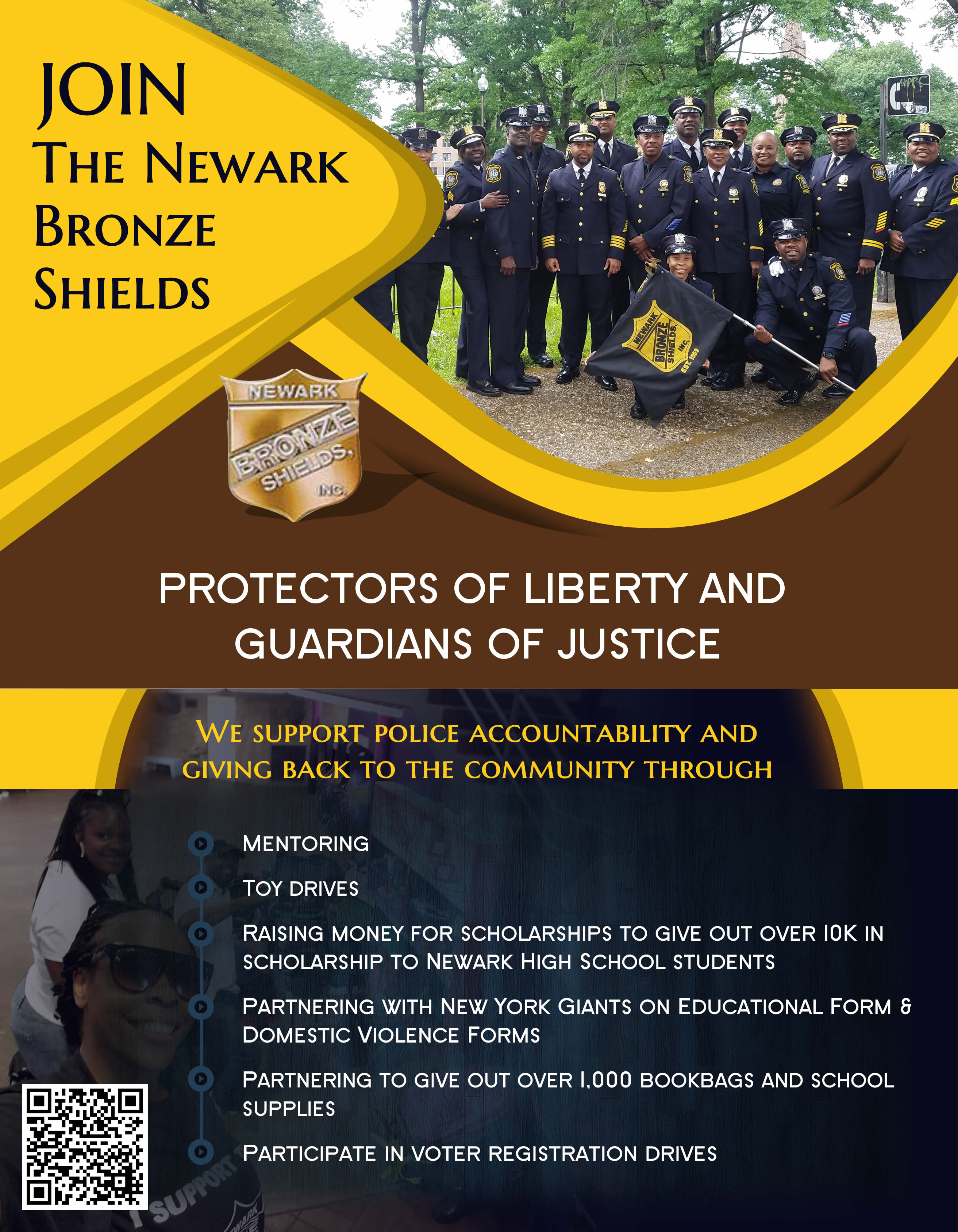 Download "Join the Newark Bronze Shields" Flyer